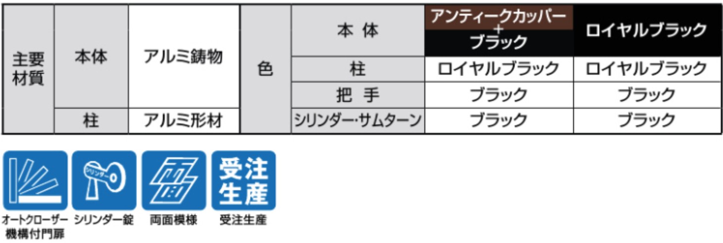 LIXIL　外構　門扉　アルミ鋳物　モダン　シンプル　 おしゃれ　エクステリア　愛知・名古屋の外構専門店パートナーホームのエクステリア製品一覧 アルメッシュ門扉主要材質　アルミ鋳物　シリンダー錠　両面模様　受注生産　クラシコシリーズ　デコシリーズ　ヴィア・ル・クラシコ　トラッド|パートナーホーム