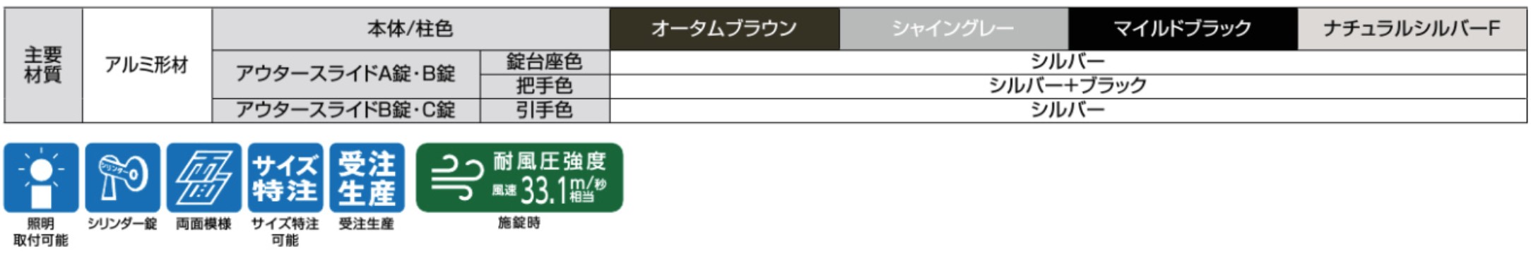 LIXIL　外構　門扉　アルミ形材門扉　モダン　 おしゃれ　エクステリア　愛知・名古屋の外構専門店パートナーホームのエクステリア製品一覧　主要材質　アルミ形材　シリンダー錠　両面模様　照明取付可能　サイズ特注　受注生産　アウタースライド　A型　B型　|パートナーホーム