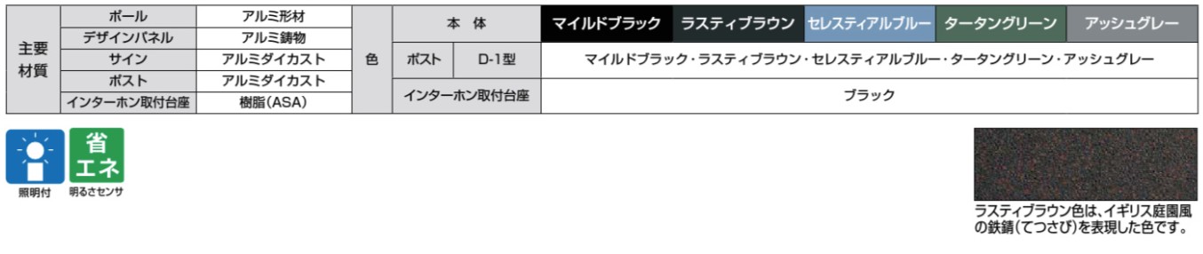 LIXIL　外構　宅配ボックス　ポスト　機能門柱　モダン　 おしゃれ　エクステリア　愛知・名古屋の外構専門店パートナーホームのエクステリア製品一覧　主要材料　アルミ形材　アルミ鋳物　アルミダイカスト　樹脂　アクシィ1型|パートナーホーム