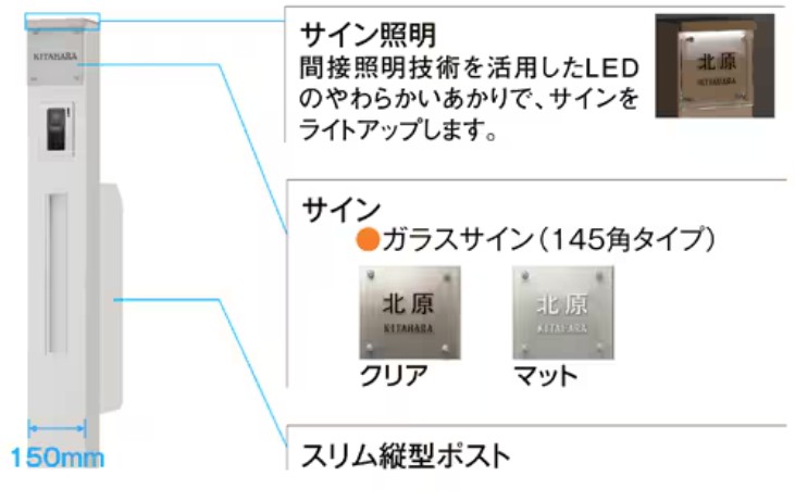 LIXIL　外構　機能門柱　モダン　 おしゃれ　エクステリア　愛知・名古屋の外構専門店パートナーホームのエクステリア製品一覧　ファンクションユニットウィルモダンスリム　スリムとコンパクトを最大限に極めたの機能美|パートナーホーム